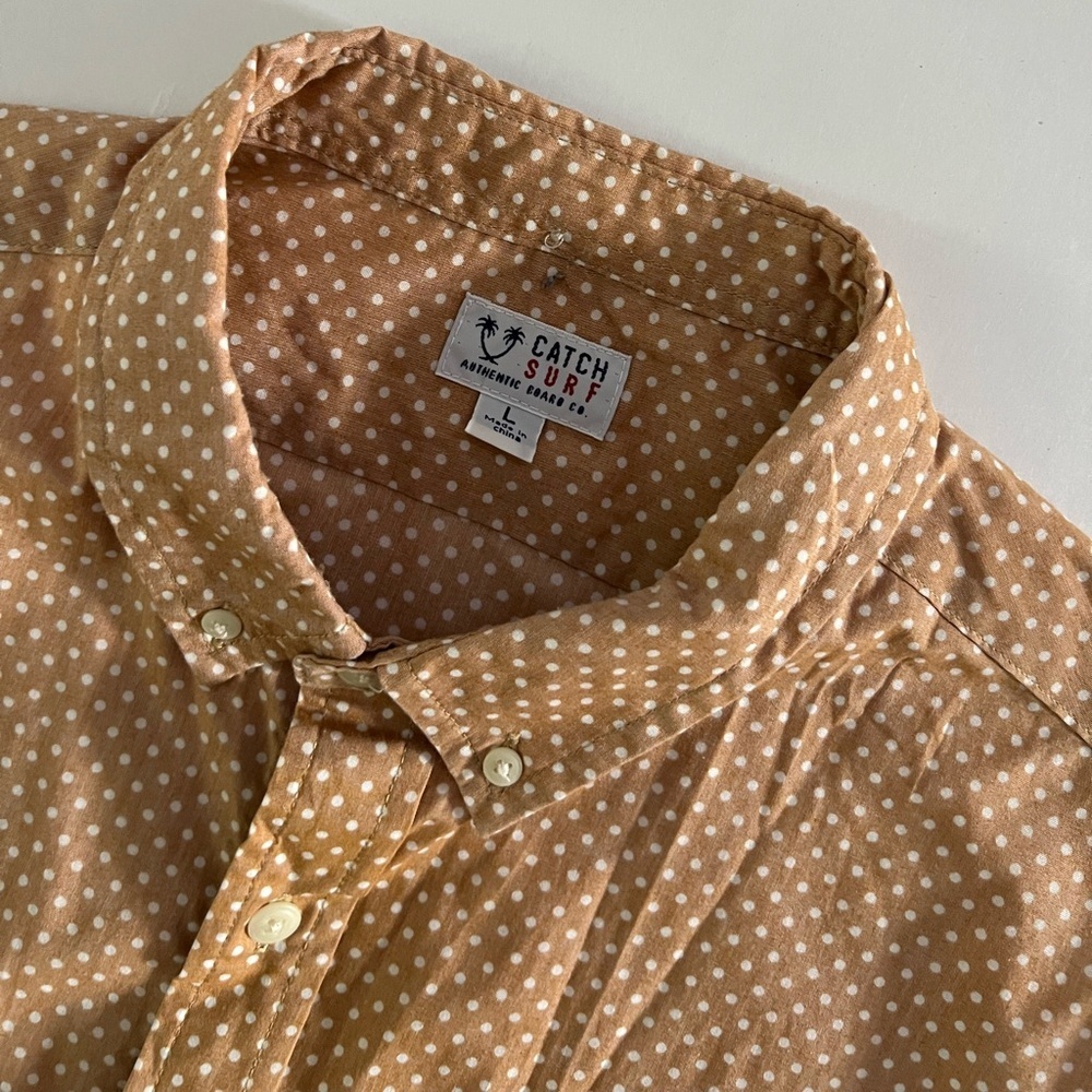 Catch Surf Polka Dot Button Down - image 2